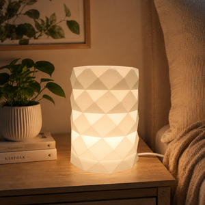 Geometrika modern, skandináv stílusú asztali led lámpa USB csatlakozóval - otthon & életmód - lámpa - asztali lámpa - Meska.hu