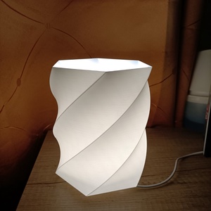 Csavarodás  modern skandináv stílusú led asztali lámpa USB csatlakozóval - otthon & életmód - lámpa - asztali lámpa - Meska.hu