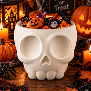Koponya alakú Halloween édességtartó � Halloween dekoráció, cukorkatartó, egyedi 3D nyomtatott ajándék - Meska.hu