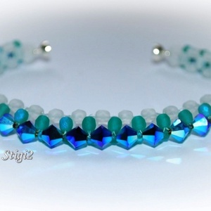 Egyedi Blue Ice karkötő -  - Meska.hu