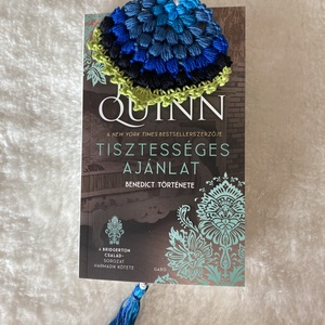 Horgolt könyvjelző, Könyv & Zene, Könyvjelző, Horgolás, Meska