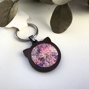 Cicás kulcstartó, Táska & Tok, Kulcstartó & Táskadísz, Kulcstartó, Ékszerkészítés, Horgolás, MESKA