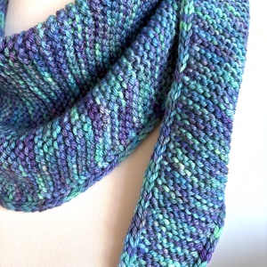 ,,Sophie kötött sál - Páva - ruha & divat - sál, sapka, kendő - sál - Meska.hu