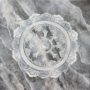 Festett márvány - művészet - festmény - akril - Meska.hu