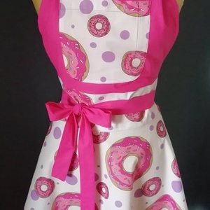 Fánkos fodros kötény - Meska.hu