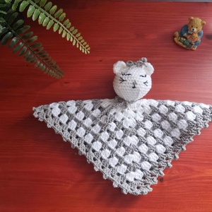 Horgolt cica szundikendő - játék & sport - 3 éves kor alattiaknak - alvóka & rongyi - Meska.hu Horgolt cica szundikendő - játék & sport - 3 éves kor alattiaknak - alvóka & rongyi - Meska.hu