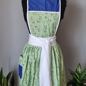 Hóvirágos kötény, Otthon & Életmód, Konyhafelszerelés, tálalás, Konyhai textil, Kötény, Varrás, MESKA