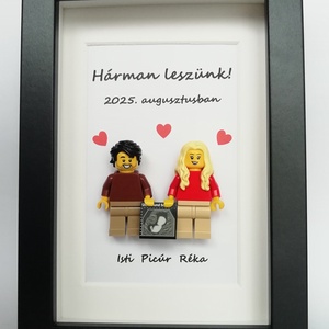 Asztali vagy fali dísz személyre szabható LEGO figurákból (10 cm x 15 cm) - otthon & életmód - dekoráció - kép & falikép - 3d képek - Meska.hu