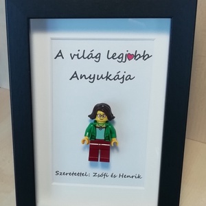 Asztali vagy fali dísz személyre szabható LEGO figurákból (10 cm x 15 cm) - otthon & életmód - dekoráció - kép & falikép - 3d képek - Meska.hu