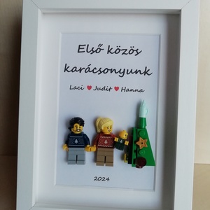 Asztali vagy fali dísz személyre szabható LEGO figurákból (13 cm x 18 cm), Otthon & Életmód, Dekoráció, Kép & Falikép, 3d képek, Mindenmás, MESKA