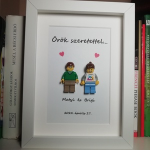 Asztali vagy fali dísz személyre szabható LEGO� figurákból (13 cm x 18 cm) - otthon & életmód - dekoráció - kép & falikép - 3d képek - Meska.hu
