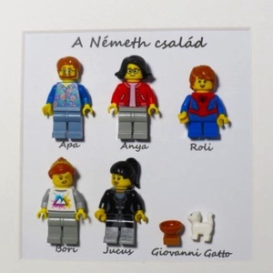 Tabló - személyre szabható LEGO figurákból (25 cm x 25 cm) - otthon & életmód - dekoráció - kép & falikép - 3d képek - Meska.hu