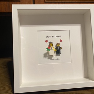 Esküvői kép LEGO� figurákból - Meska.hu