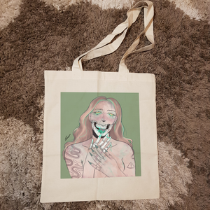 Csontváz lány táska/ skeleton girl totebag - Meska.hu