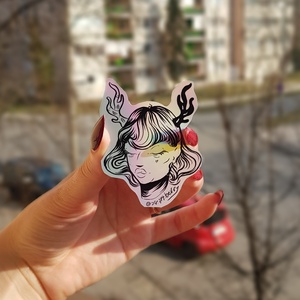 Tündér matrica / Fairy sticker - otthon & életmód - papír, írószer - matrica, matrica csomag - Meska.hu