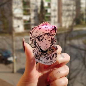 Tündér matrica / Fairy sticker - otthon & életmód - papír, írószer - matrica, matrica csomag - Meska.hu