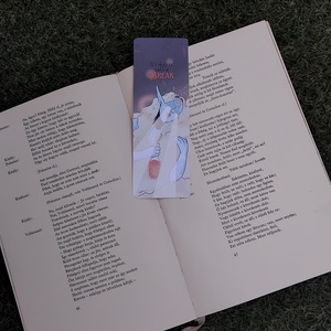 Könyvjelző - Alvó lány, Könyv & Zene, Könyvjelző, Festészet, Festett tárgyak, MESKA