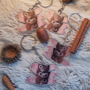Szörnyecskék kulcstartó - táska & tok - kulcstartó & táskadísz - kulcstartó - Meska.hu