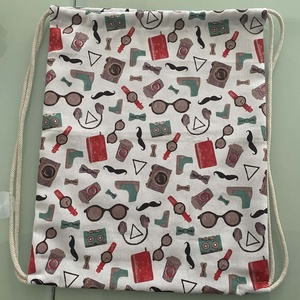 zsinóros szövet hátizsák - táska & tok - hátizsák - tornazsák, gymbag - Meska.hu