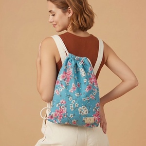 Loneta zsinóros szövet hátizsák, Táska & Tok, Hátizsák, Tornazsák, Gymbag, Varrás, MESKA