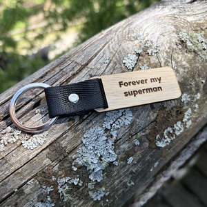 Forever my superman - táska & tok - kulcstartó & táskadísz - kulcstartó - Meska.hu