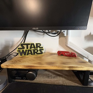 Monitortartó/asztalrendszerező 3D nyomtatott talpakkal - Meska.hu
