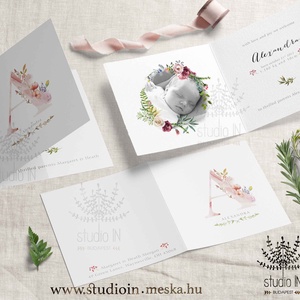 Babaköszöntő lap, Megérkeztem képeslap, Bababejelentő kártya,  - otthon & életmód - papír, írószer - Meska.hu