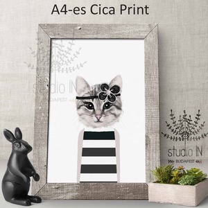 Cicás A4 Falikép poszter Babaszobába - Meska.hu