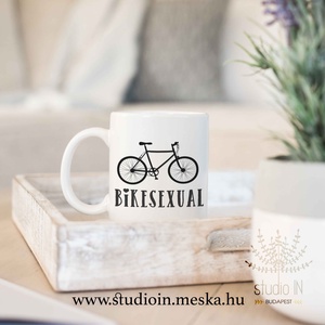 Biciklis bögre, vicces bringás bögre, kerékpáros bögre,  -  - Meska.hu