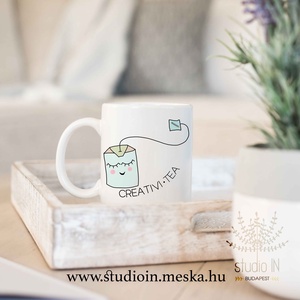 Teás bögre, grafikás bögre, egyedi teás bögre, teafilter -  - Meska.hu