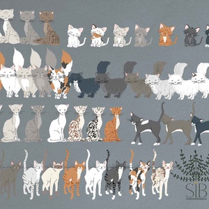 Macskás névre szóló zománcozott fém bögre - otthon & életmód - konyhafelszerelés, tálalás - tálalás - bögre & csésze - Meska.hu