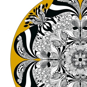 Mandala, Doodle mandala, Zentangle, Mandala rajz, Mandala print -  - Meska.hu