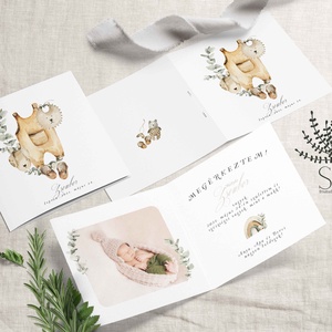 Bohém, babaruha mintás Babaköszöntő Megérkeztem lap kisfiúknak - Meska.hu