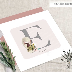 Névre szóló gratulációs képeslap babaszületésre, Gratulálunk a kisbabához képeslap, megérkeztem képeslap - otthon & életmód - papír, írószer - Meska.hu