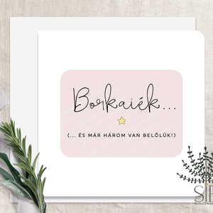 Névre szóló gratulációs képeslap babaszületésre, Vicces gratulálunk a kisbabához képeslap, megérkeztem képeslap - otthon & életmód - papír, írószer - Meska.hu