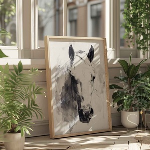 Lovas poszter, fehér ló print - otthon & életmód - dekoráció - kép & falikép - poszter - Meska.hu
