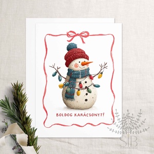 Hóember karácsonyi képeslap borítékkal, ajándékkísérő - karácsony - karácsonyi ajándékozás - karácsonyi képeslap, üdvözlőlap, ajándékkísérő - Meska.hu Hóember karácsonyi képeslap borítékkal, ajándékkísérő - karácsony - karácsonyi ajándékozás - karácsonyi képeslap, üdvözlőlap, ajándékkísérő - Meska.hu