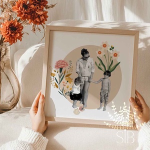 Névre szóló egyedi fotó kollázs ajándék - Meska.hu