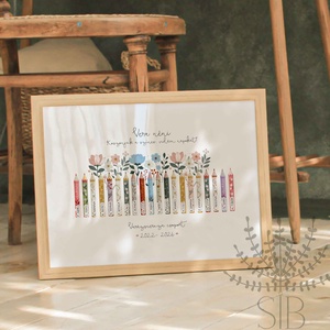 Pedagógus csoport ajándék tabló óvoda bölcsőde iskolai ballagásra tanár ajándék - otthon & életmód - dekoráció - kép & falikép - poszter - Meska.hu