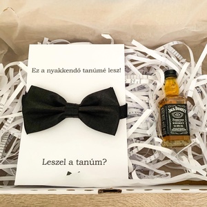 Férfi tanú felkérő box, Esküvő, Kiegészítők, Nyakkendő, Mindenmás, MESKA