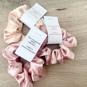 Esküvői scrunchie hajgumi - esküvő - esküvői szett - Meska.hu