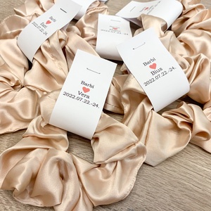 Esküvői scrunchie hajgumi - esküvő - esküvői szett - Meska.hu