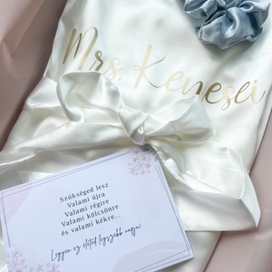 Valami kék - menyasszonyi készülődős ajándékbox - esküvő - kiegészítők - esküvői köntös - Meska.hu