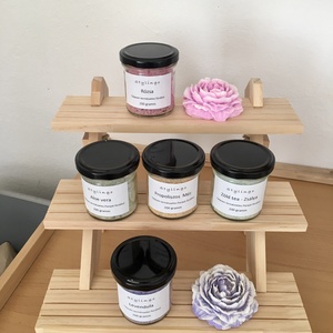 Zöld tea-Zsálya  Parajdi fürdősó - szépségápolás - szappan & fürdés - fürdősó, fürdőgolyó, habfürdő - Meska.hu