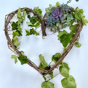 Szív formájú  autódísz - esküvő - dekoráció - Meska.hu