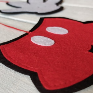 Mickey karácsonyfadísz - karácsony - Meska.hu