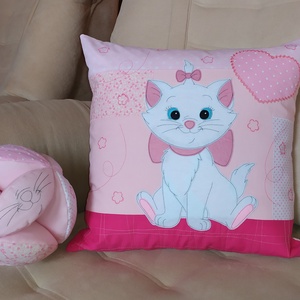 Cicás párna 45 cm x 45 cm - otthon & életmód - lakástextil - párna & párnahuzat - Meska.hu