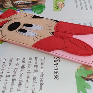 Minnie könyvjelző - piros - könyv & zene - könyvjelző - Meska.hu