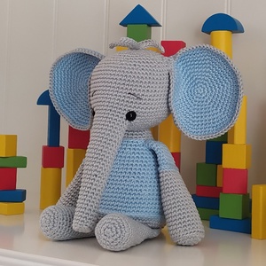 Elefánt... - játék & sport - plüssállat & játékfigura - elefánt - Meska.hu