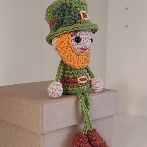 Amigurumi Szerencsehozó Manó... - játék & sport - plüssállat & játékfigura - manó - Meska.hu
